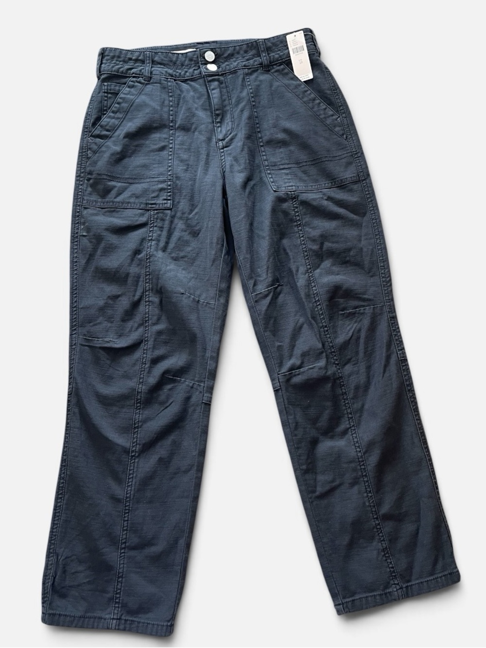 Anthropologie Pilcro Black Wash Carbon The Wanderer Utility Pants Sz 28 NWT - Picture 13 of 14